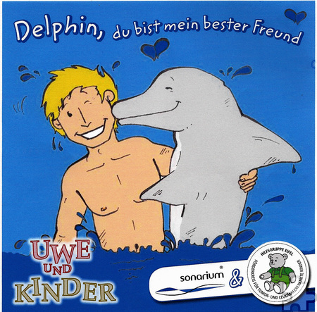 Das Cover der Benefiz-CD zeigt ein Kind und einen lachenden Delphin, die von Anna Reetz, der Ehefrau von Uwe Reetz, gezeichnet worden sind. Foto: Reiner Züll/pp/Agentur ProfiPress