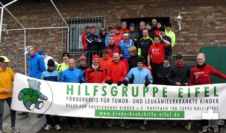 Seit vier Jahren veranstalten die vier Vereine ihre Winterlaufserie für die Hilfsgruppe Eifel. Foto: privat/pp/Agentur ProfiPress