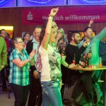 Etwa 200 Partygäste waren zur Blankenheimer Rock- und Popnacht in die Weiherhalle gekommen. Foto: Tom Steinicke/pp/Agentur ProfiPress