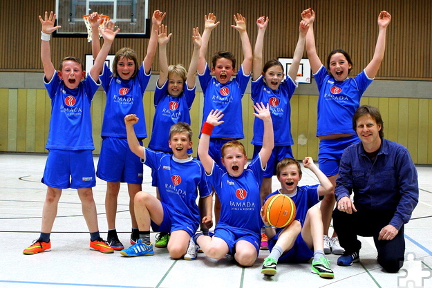Das Team der katholischen Grundschule Kommern freute sich nach dem spannenden Finalspiel über den Titel. 