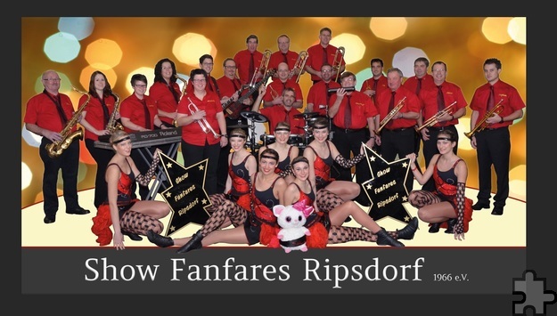 Live-Musik und Showtanz bringen die Show-Fanfares Ripsdorf bei der „Gala Tolbiac“ auf die Bühne. Foto: Show-Fanfares Ripsdorf/pp/Agentur ProfiPress