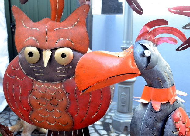Die Besucher des 30. historischen Handwerkermarktes in Kommern konnten sich erneut mit zahlreichen Dekorationsartikeln für Haus und Hof eindecken. Foto: Cedric Arndt/pp/Agentur ProfiPress