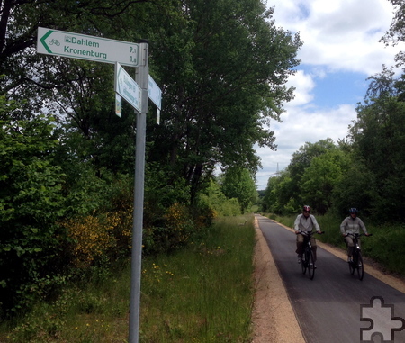 Mindestens 50.000 Radfahrer nutzen pro Jahr den Abschnitt des Kyll-Radwegs am Kronenburger See. Foto: Gemeinde Dahlem/pp/Agentur ProfiPress